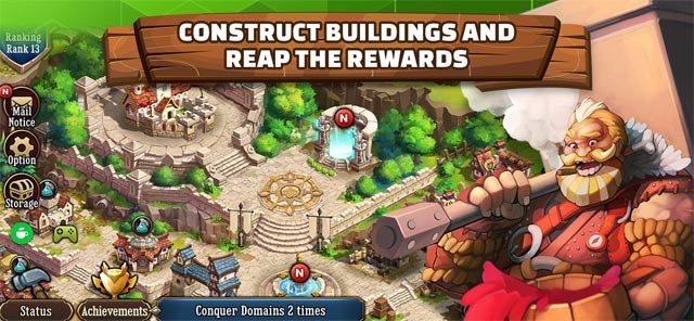 Xây dựng cơ sở vật chất và thu thập phần thưởng