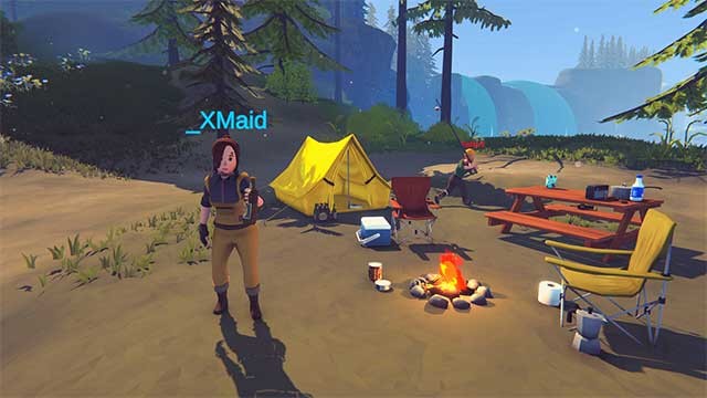 Tổ chức hoạt động cắm trại thư giãn gần điểm câu cá