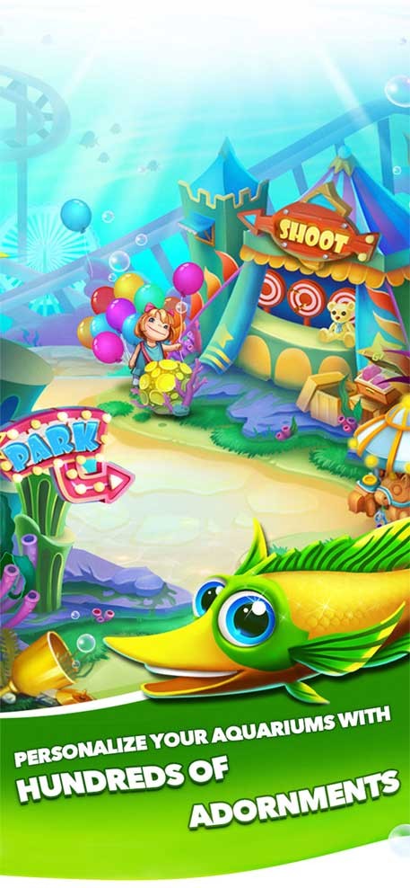 Fish Mania cho iOS có nhiều hình nền đẹp