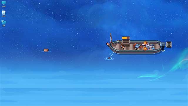 Thuyền đánh cá cảu bạn có thể trôi nổi bất kỳ đâu trên màn hình