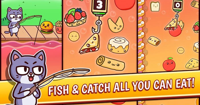 Câu và bắt tất cả những gì bạn có thể ăn trong Fishing Food