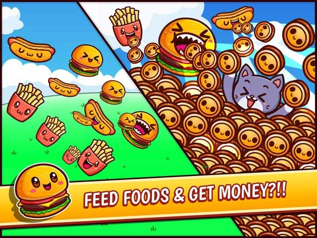 Ăn đồ ăn và nhận tiền