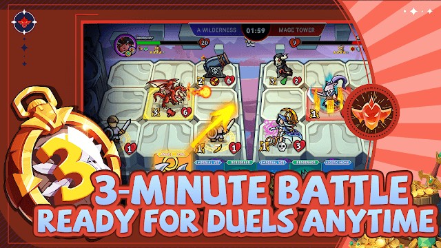 Các trận đấu chiến lược kéo dài 3 phút nhịp độ nhanh