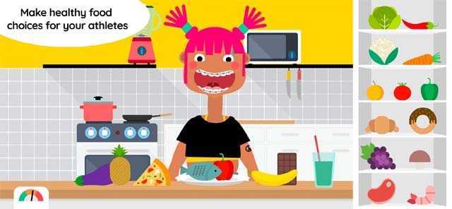 Làm đồ ăn tốt cho sức khỏe cho nhân vật trong Fitoons