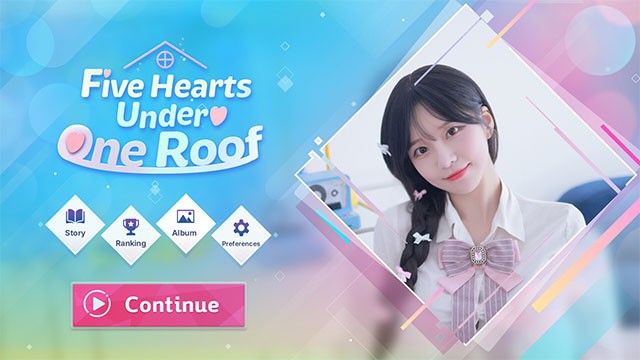 Hẹn hò cùng 1 trong 5 cô nàng xinh đẹp với Five Hearts Under One Roof game