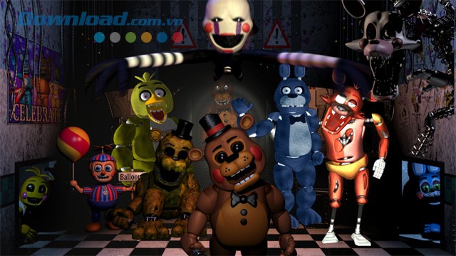 Giao diện Five Night at Freddy 2