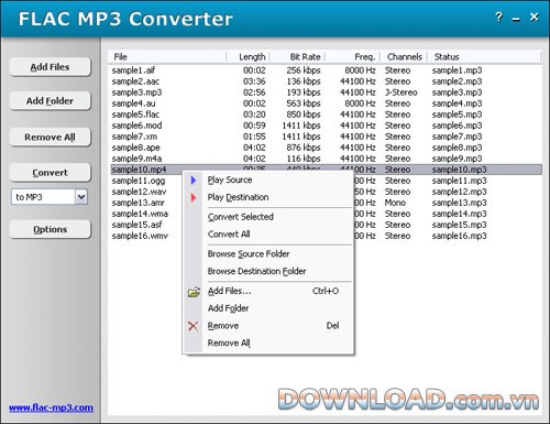 FLAC MP3 Converter