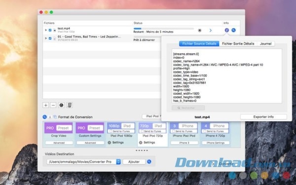 Giao diện ứng dụng Flac to Any Pro cho Mac