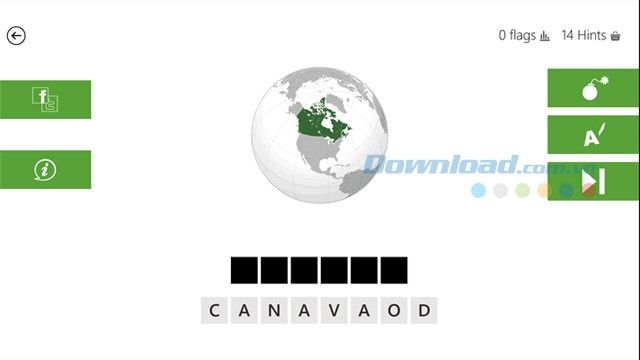 Đoán bản đồ quốc gia