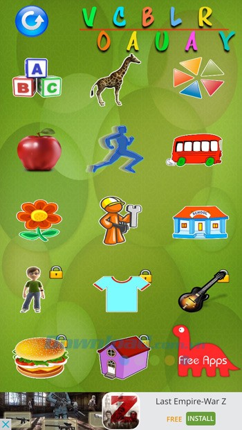 Giao diện chính Flash Card EV