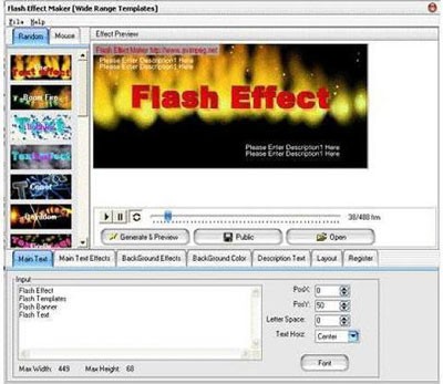 Flash Effect Site Builder Platinum