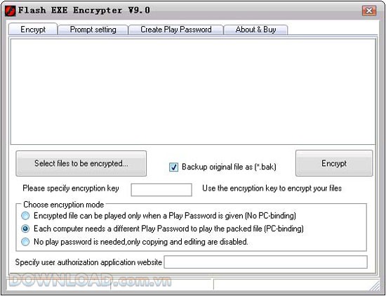 Flash EXE Encrypter