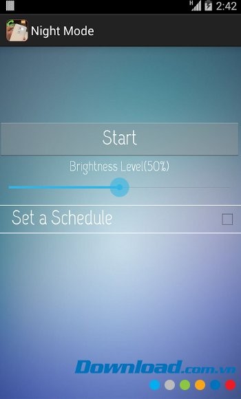Flash Light Alerts với giao diện cài đặt lịch sáng cho đèn