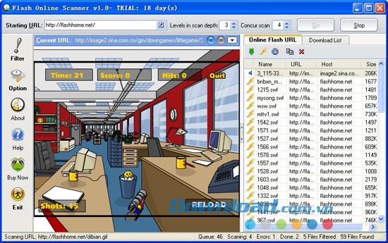 Flash Online Scanner