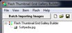 Flash Thumbnail Grid Gallery Builder