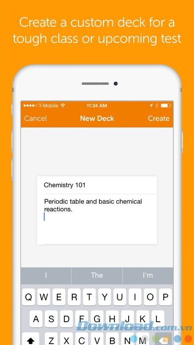 Tạo flashcard nhanh