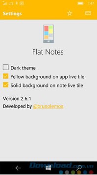 Lựa chọn thiết lập cài đặt