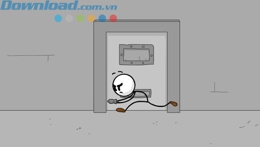 Đồ họa đơn giản với màu chủ đạo là đen trắng