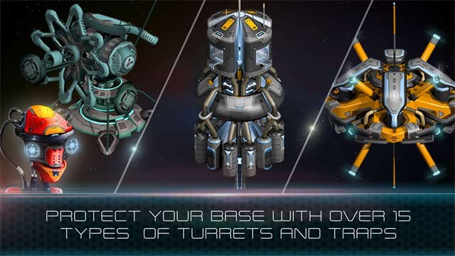 Bảo vệ căn cứ với hơn 12 loại tháp pháo và bẫy