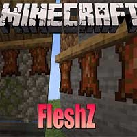 FleshZ Mod Minecraft: Chế tạo Leather từ Rotten Flesh