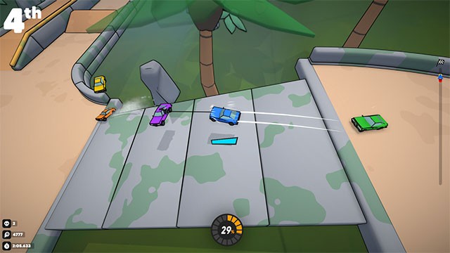 Flex Riders không nhấn mạnh vào tốc độ, thay vào đó là kỹ thuật trượt ván nguy hiểm