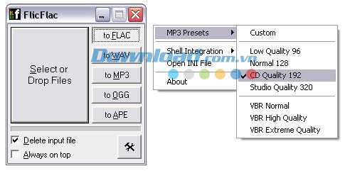 FlicFlac Converter