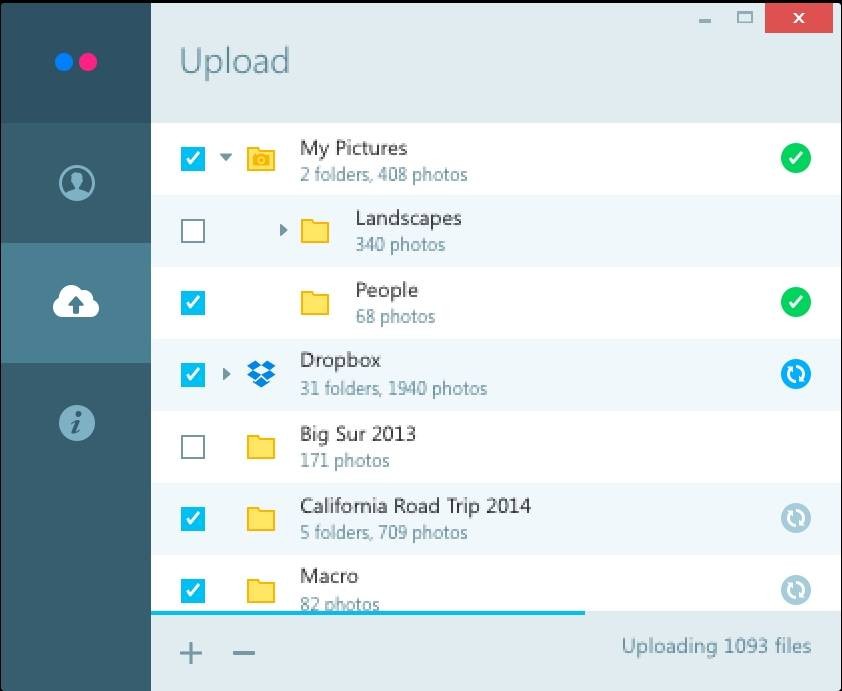 GIao diện Flickr Uploadr