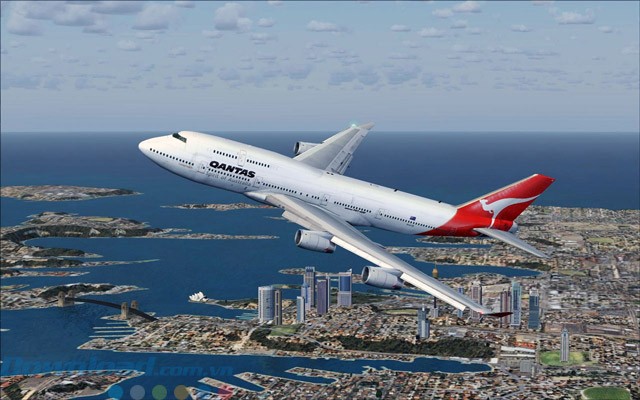 Giao diện game lái máy bay Flight Simulator X