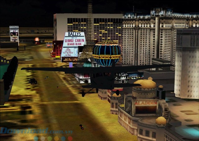 Khung cảnh thành phố trong Flight Simulator X