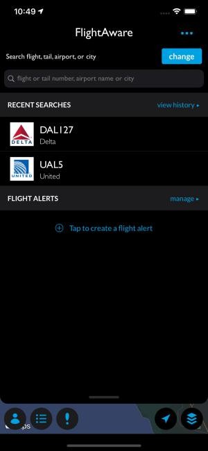 FlightAware Flight Tracker cho bạn theo dõi các chuyến bay