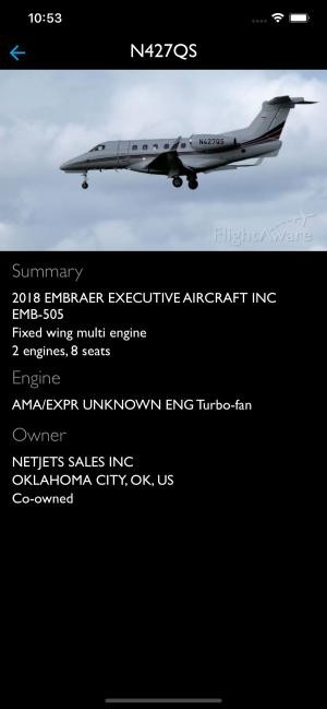 Xem thông tin chi tiết về máy bay