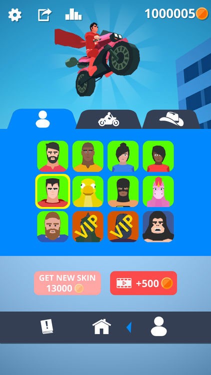 Sử dụng xu để mở khóa nhiều nhân vật mới