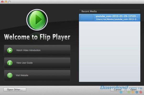 Flip Player for Mac