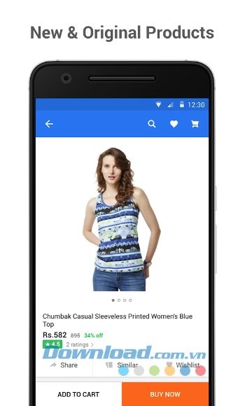 Chọn lựa sản phẩm dễ dàng