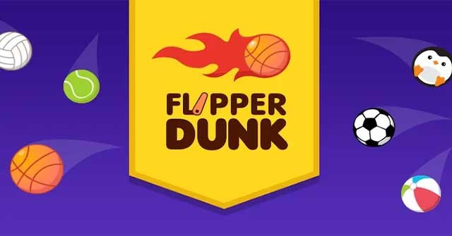 Flipper Dunk cho Android là game clicker chủ đề bóng rổ vui nhộn