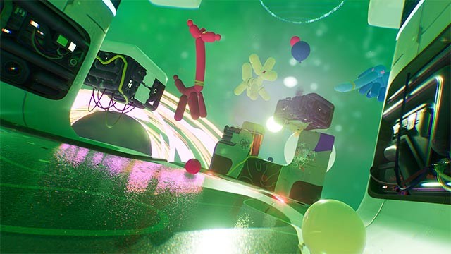 Thể hiện các kỹ năng đấu cận chiến trên chiến trường hoán đổi trọng lực 360 độ