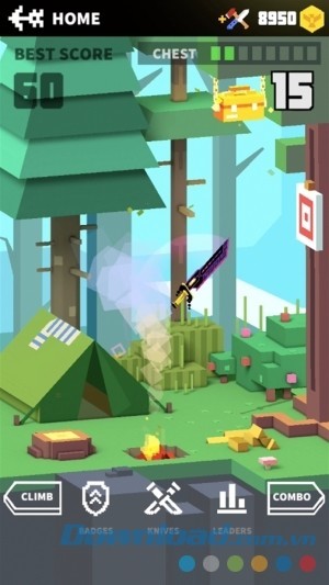 Giao diện Flippy Knife cho Android