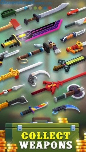 Hơn 35 loại vũ khí khác nhau cho người chơi thu thập