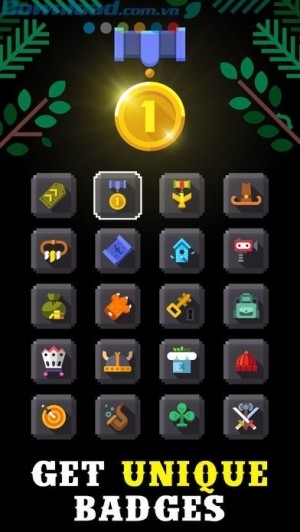 Nhận các huy hiệu độc đáo