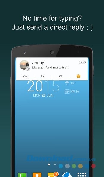 Trả lời tin nhắn nhanh với Floatify