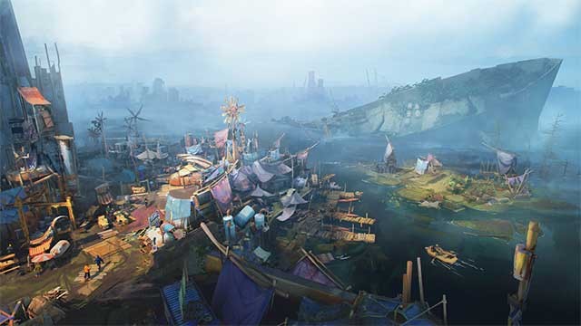 Floodland là game sinh tồn lấy bối cảnh thế giới bị phá hủy bởi biến đổi khí hậu