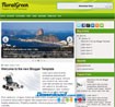 FloralGreen - Free Floral Blog Template