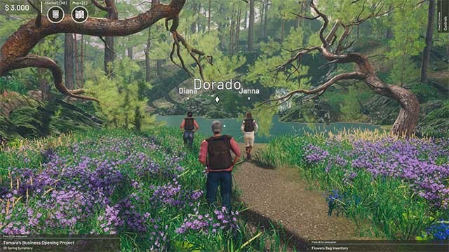 Khám phá nhiều cảnh quan đa dạng để thu thập các loài hoa