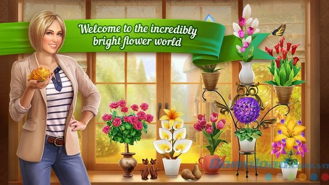 Vào vai nghệ nhân trồng hoa