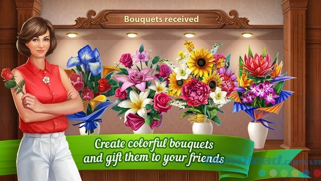 Tặng hoa cho bạn bè