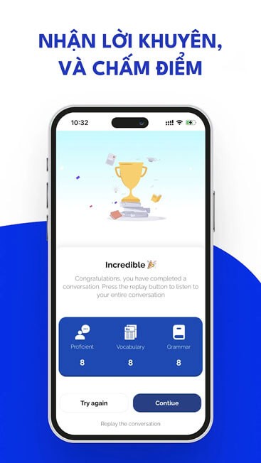 Nhận lời khuyên chấm điểm