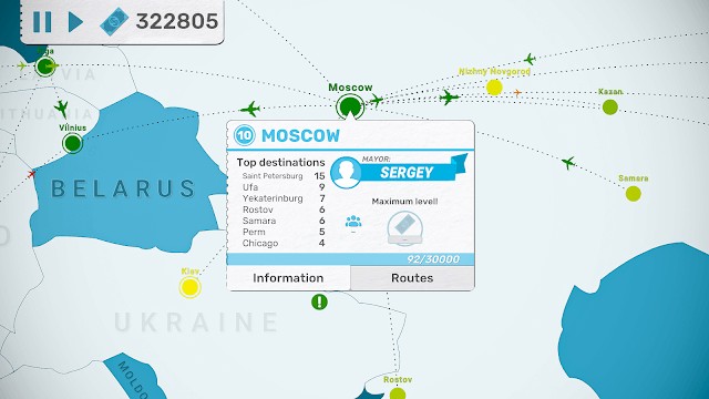 Thủ đô hoặc các thành phố lớn thường là nơi có giao thông hàng không bận rộn nhất