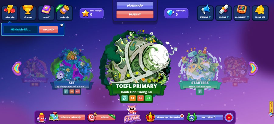 Flyer - Phòng luyện thi ảo Tiếng Anh chuẩn quốc tế