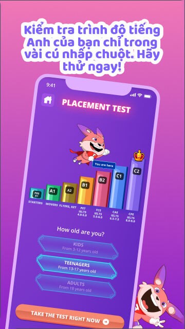 Kiểm tra trình độ Tiếng Anh