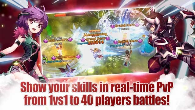 Thể hiện kỹ năng của bạn trong các trận chiến PvP thời gian thực toàn cầu